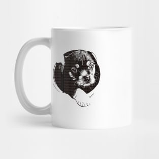 Cute Puppy Doggy Puppuccino Dog Mug